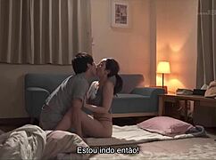 Virgin Learns Kissing from Married Sister Kanna Misaki's Big Ass Lessons