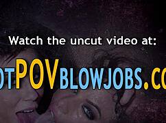 POV WHORE'S MOUTH JIZZED DEEP AFTER BALL LICKING DEEPTHROAT SUCK!