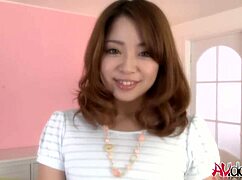 Japanese Brunette Mirei Oomori's Trimmed Pussy Takes Every Position Uncensored
