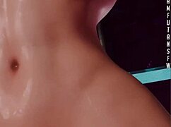 jessie sucks scarlet's cock then they dance transgender workout with jill's huge dick