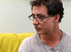 cuckold nerd watches skinny teen girlfriend fucked raw by stranger no condom