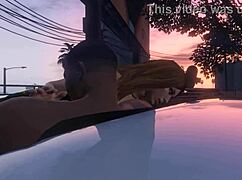 franklin calls up a street hooker for car sex in gta 5 gameplay