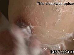 manami komukai sucks cock in bath dirty japanese whore uncensored jav
