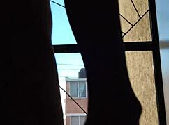 practicing nudism outdoors in public with full body exposure and natural freedom
