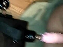 Sexysassy Pounds Her Pussy Hard with Massive Sex Machine Orgasm