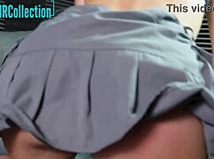 Oops my upskirt had my pussy slowly slipping from panties wifey enf