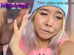Valentina Sexy Blonde Gets Ass Spanked and Pussy Pounded Daily
