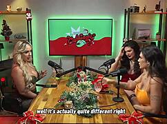 Three Hot Babes Strip Naked in Studio for Toys and Dirty Talk!