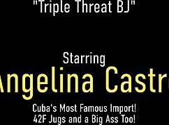 angelina castro trinity and sam 38g deliver sloppy triple blowjob cumshots