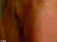 emily addison shaves her shaved pussy close-up in steamy hd shower