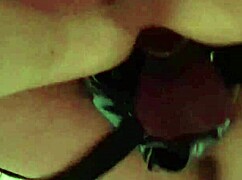 suggestive sunday morning pegging by british mistress lisa with strapon domination