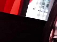 colombian cutie teases her curves in real bathroom play