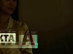tongue flicks lead to dick pounding her to orgasm
