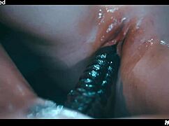 blonde goes wild craving wet pussy licking turning cottage into squirting lesbian slime party