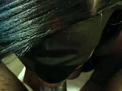 Masked Lalola Klitz Sucks Monster Black Cock Like a Pro Milf