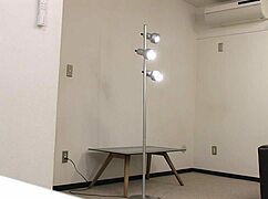 busty japanese housewife steps into jav casting nervously fingering her hairy wet pussy first time