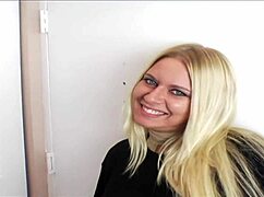 Riley Evans shaved pussy and big tits slammed hard in shower doggystyle cumshot