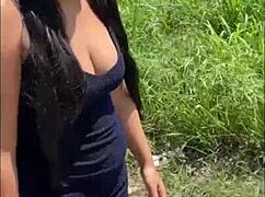 venezuelan babe offers pussy for cash in public outdoor fuck