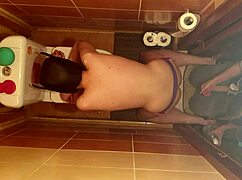 hey check this beautiful girl strapping on her man real homemade fun
