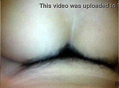 comadre bounces tight latina ass reverse cowgirl anal on bed