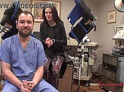 Lainey Enters for Intense Gyno Exam Spreading in Hospital Room