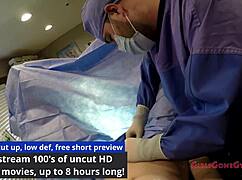 Lainey Enters for Intense Gyno Exam Spreading in Hospital Room