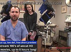 Lainey Enters for Intense Gyno Exam Spreading in Hospital Room
