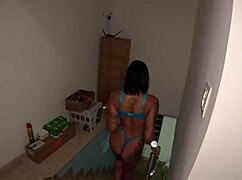 vicky simons rips clothes for tikinho's huge cock challenge and juicy pussy gaping