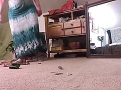 Giantess Dawn spots army and saves herself in silly fantasy crush!