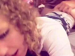 cheating milf wife bred deep in snapchat selfie