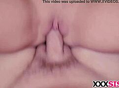 how tight stepsis cleo vixen handles monster cock pounding?