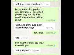 Naija oscro's webcam chat takes an unexpected intimate turn