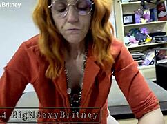What if big sexy Britney's library trip ends in sloppy facial cum?