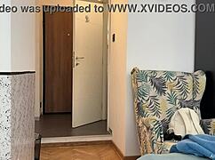 Dropping Towel Naked For Delivery Man's Big Surprise