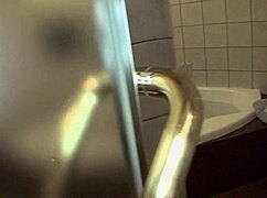Japanese mom beauty bent over bed for deep anal fingering and gaping? 