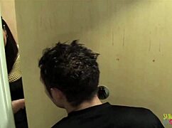 busty sluts lick suck and ride wild in bathroom fun 😜🍆💦