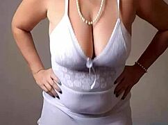 I slip into white lingerie feeling mature and confident kinda
