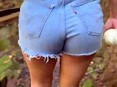 Peruvian redhead gulps stranger semen deep in jungle part 1