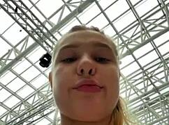fucking in public close up with shaved pussy
