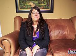 Curvy Kai Willow Feels Deep Passion in Sloppy Rimjob