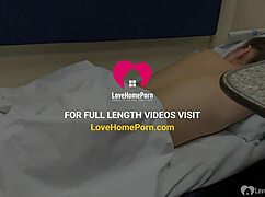 Wake up! Roommate's cute brunette teen bends over dorm for barefoot tattooed hardcore doggystyle sex!!