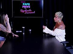 Just Joana's Saucy Interview Spills Toys and Tattoos on Sheer Red Brazilian Casting