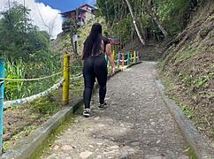 sexo al aire libre con mi hermanastra latina