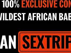 submissive ebony girlfriend sucks big cock on vacation