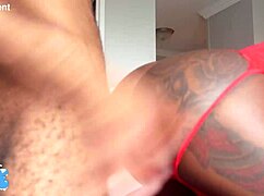 stuck then fucked by monster black cock