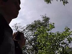 hunt4k chick takes cash for blowjob