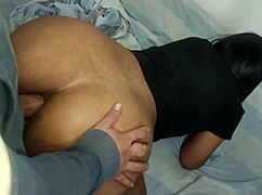Castigo anal para la colombiana culona