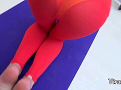 beautiful leksy sucked trainer instead of workout
