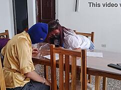 Stepbrother Gets Surprise From Student Uniform Visit