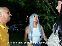I fuck my stepsister at a swinger party with melani latina